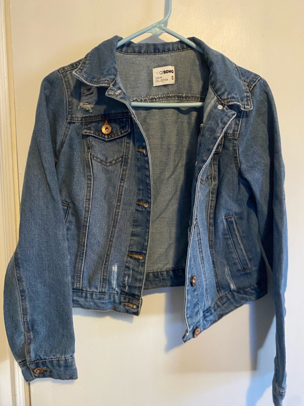 Ci Sono Light Blue Denim Jacket - Classic Trucker Style